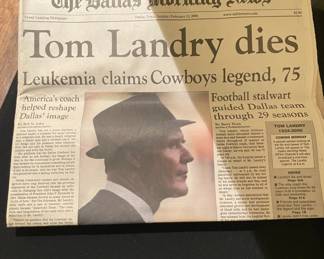 Tom Landry Dies - The Dallas Morning News