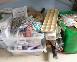 lots of crafting supplies
