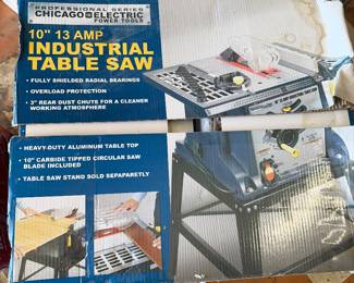Industrial table saw