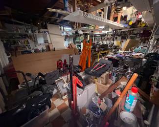 Tons of tools. Workshop equipment 