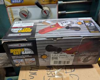 Chicago electric double cut saw