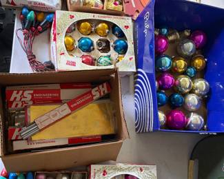 Vintage Christmas ornaments