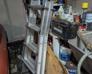 telescoping multi-position ladder