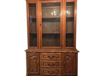 Small Mid Century China Hutch