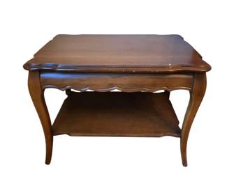 Vintage Wood Side Table
