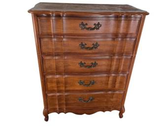 Solid Wood Mid Century Chest of Drawers