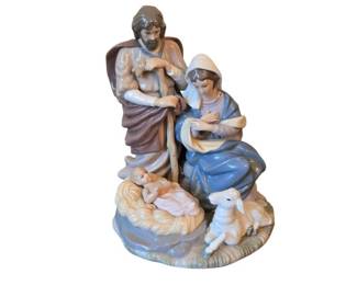 Classic Treasures Nativity Scene Porcelain Collectable Holy Family Figurine