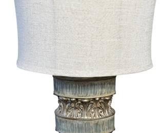 Pretty Table Lamp with Linen Shade