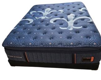 Stearns and Foster Queen Size Mattress and Bedframe