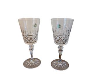 2 Galway Irish Crystal Wine Glasses