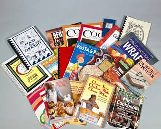 (19pc) ASSORTED COOKBOOK LOT INCLUDING STEW LEONARD'S MINI-COOKBOOK, COOK'S ILLUSTRATED, PERDUE AND OTHERS