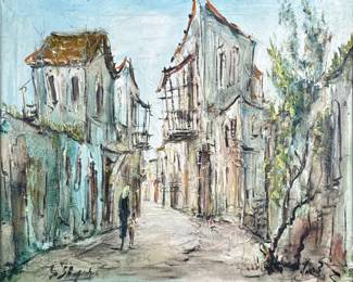 EUROPEAN SCHOOL (20TH CENTURY) OIL ON CANVAS