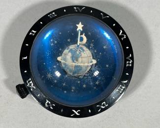 WESTCLOX CELESTIAL PAPERWEIGHT CLOCK