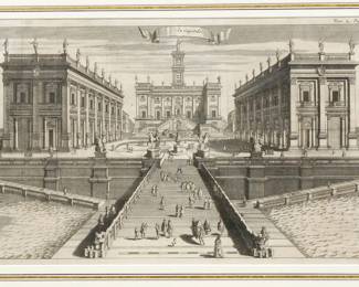 LE CAPITOLE (18TH CENTURY) ENGRAVING, BOOK PLATE