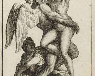 SIMON THOMASSIN (FRENCH, 1655-1723) ETCHING LE TEMPS, ET L'OCCASION