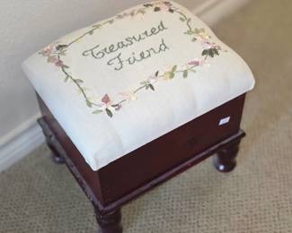 Foot Stool with storage