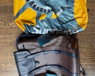 Louis Vuitton Back Pack, Supreme x Northface Backpack