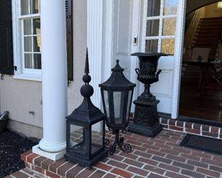 Outdoor planters and decorations