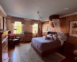 Queen sized Restoration Hardware bedroom furniture