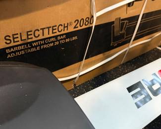 New Barbell with Curlbar