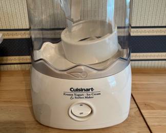 Cuisinart, frozen yogurt and ice cream make