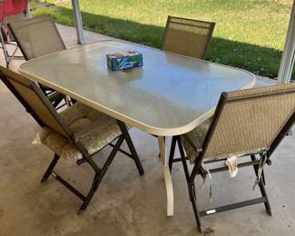 Patio table and chair chairs