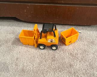 BuddyL forklift with crates