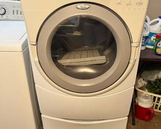 Kenmore front load dryer with base