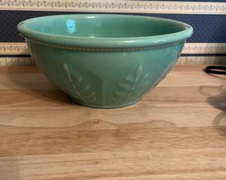McCoy stoneware sea foam green pottery