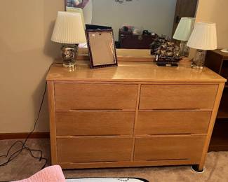 Dresser with mirror