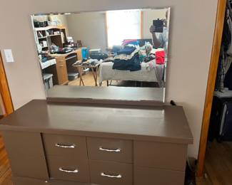 Dresser with mirror