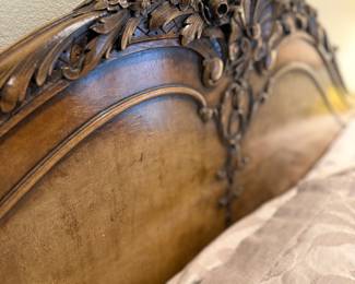 Antique bed from the Scharbauer Hotel