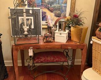 Liza Jones signed/numbered print, “Nantucket Flower Market” by Howard Behrens signed/numbered print