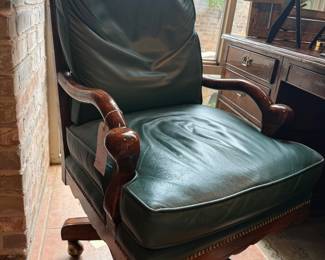 Leather office chair