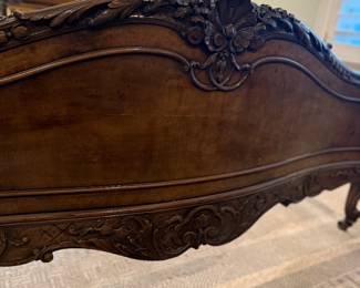 Antique bed from the Scharbauer Hotel