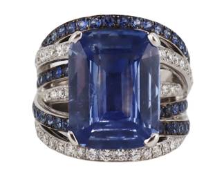 11.5ct Ceylon Sapphire Ring