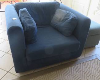 Pair of oversized sleeper chairs.