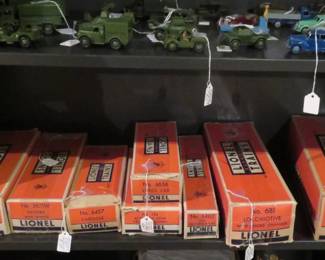Vintage Lionel trains.