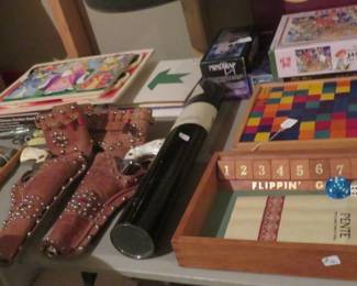 Games and vintage toys.