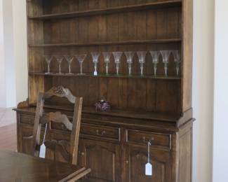 Matching breakfront.