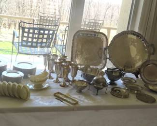 Lots of gorgeous items including a set of Lenox Springdale china.