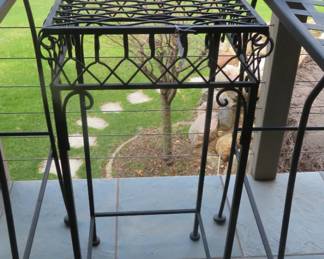 Vintage intricate plant stand.