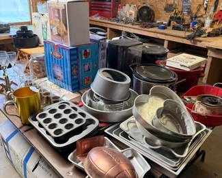 Assorted Bakeware, Kitchenware, and Home Decor Lot