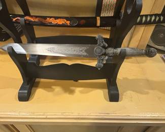 Decorative Toledo Spain Lion Head Dagger