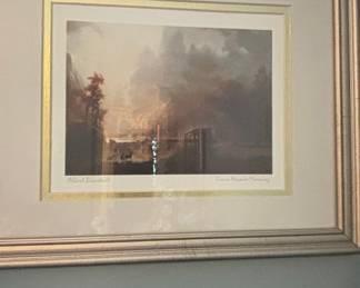 Albert Bierstadt "Sierra Nevada Morning" Signed Art Print
