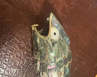 Articulated Abalone Shell Fish Bottle Opener
