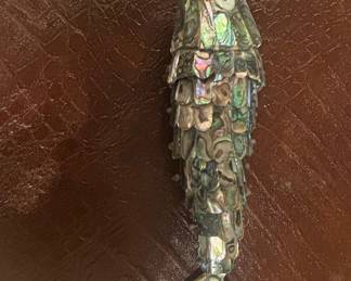 Articulated Abalone Shell Fish Bottle Opener