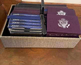 United States mint proof set 