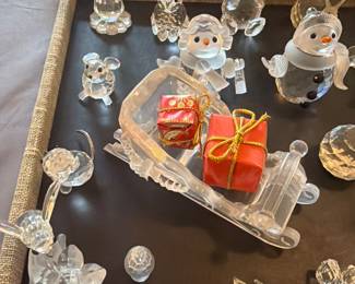 Swarovski crystal animals 
