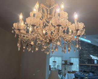 Chandelier from Czech. Kristall-Moser
